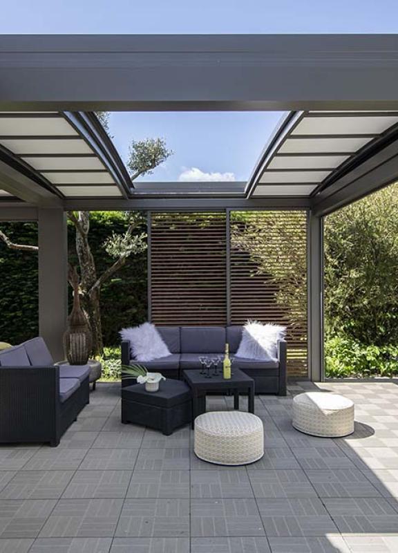 Akena - Pergola Air Bioclimatique - Toit ouvert