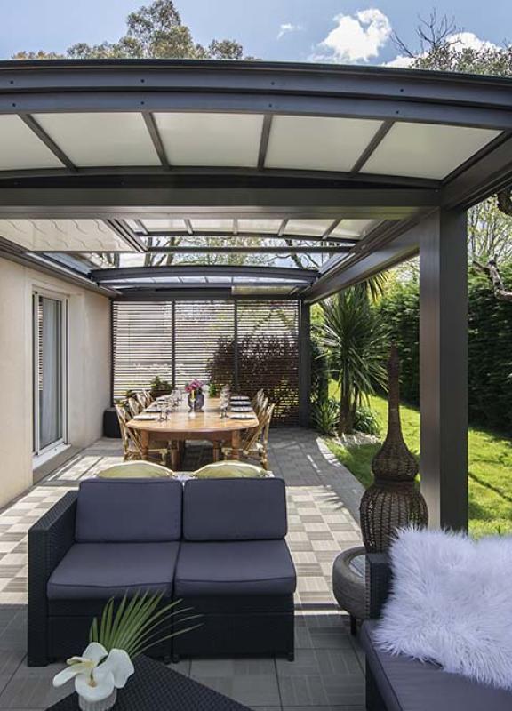 Akena - Pergola Air Bioclimatique - Toiture ouverte