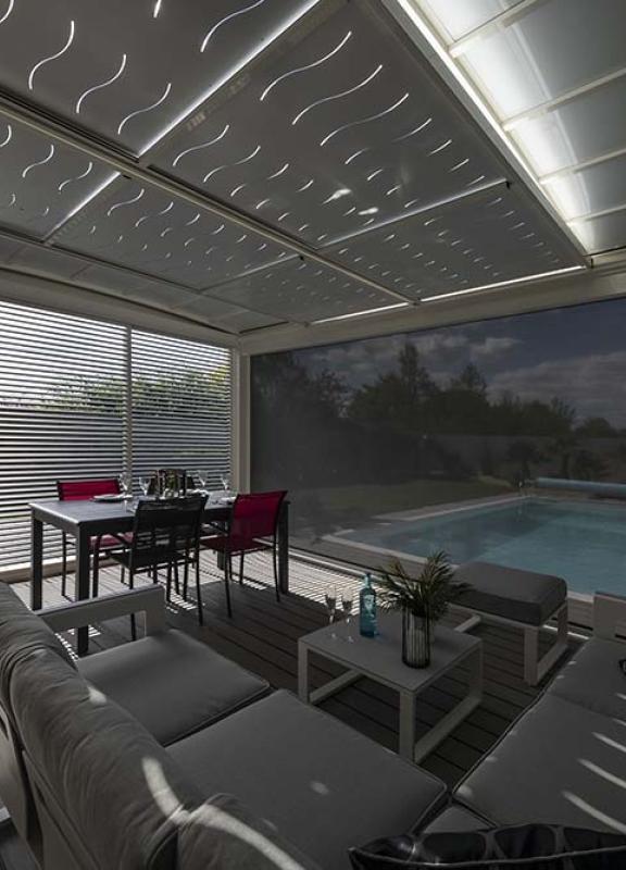 Akena - Pergola Air Bioclimatique - Blanche