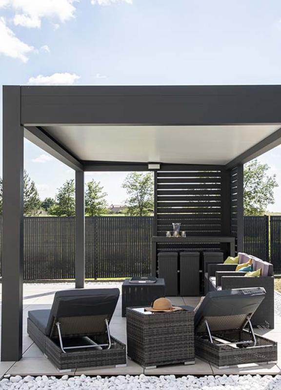 Akena - Pergola toit plat - Embellir son jardin